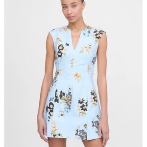 New w Tags Hill House Blue Floral Mini Dress